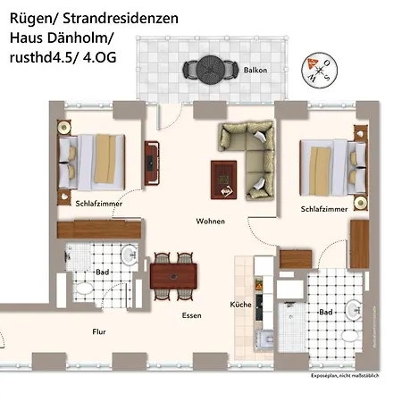 Strandresidenzen Strandresidenzen Haus Daenholm 4 5 Binz
